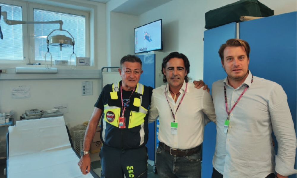 Stefano Massaro e Filippo Bertazzini al World Circuit di Misano Cerba HealthCare