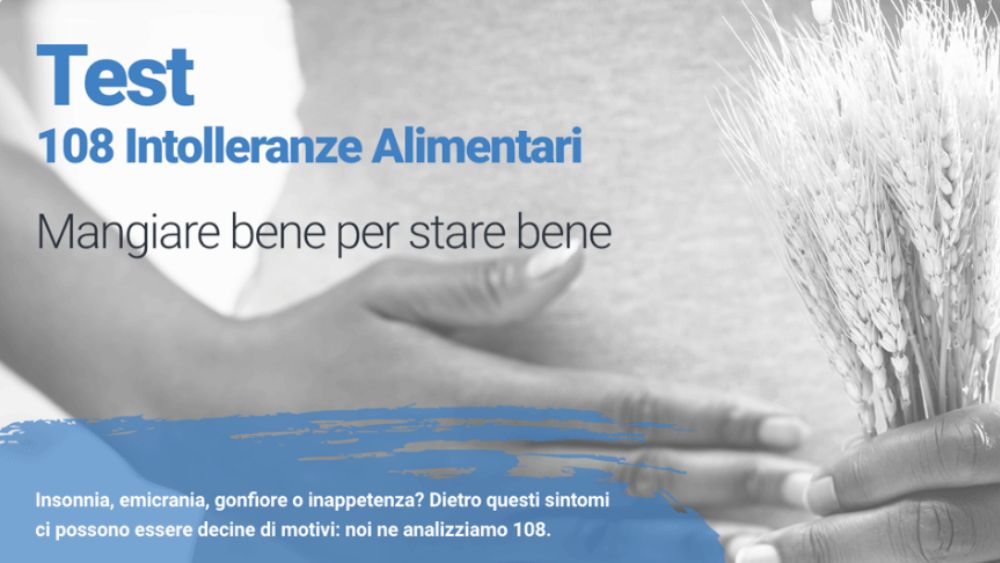 Test 108 intolleranze alimentari | Cerba HealthCare Italia