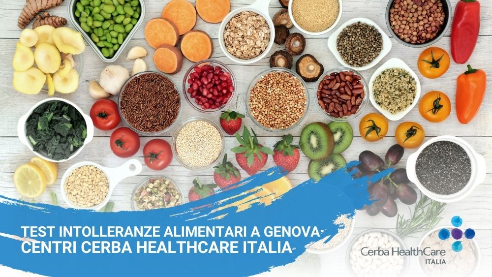 Test intolleranze alimentari a Genova 108 alimenti Centro prelievi Cerba HealthCare Italia