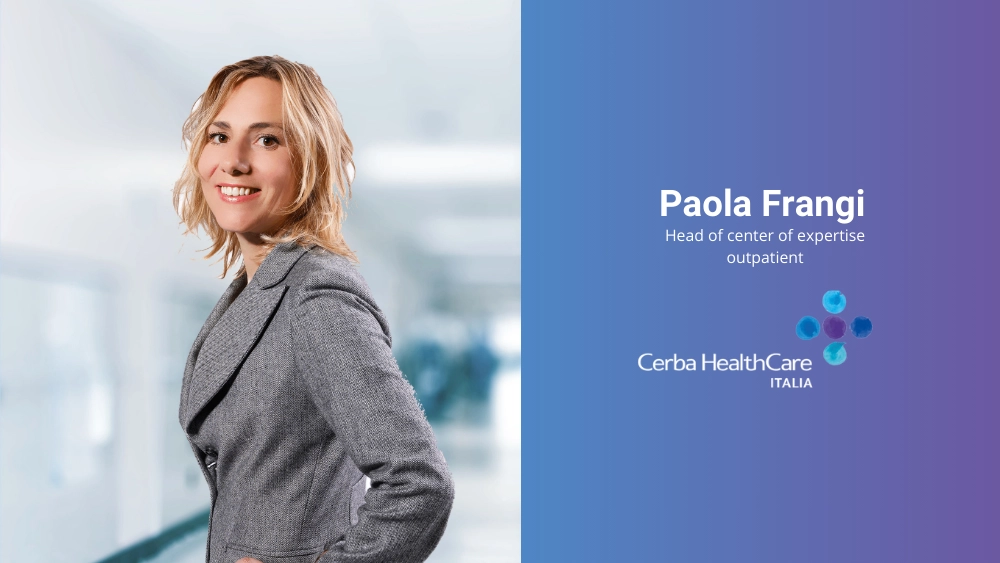 Paola Frangi Head of center of expertise outpatient Cerba HealthCare Italia