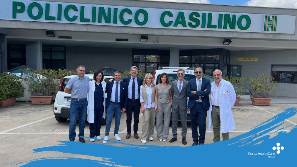 Team Service Lab Cerba HealthCare italia e Policlinico Casalino